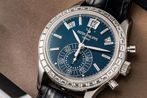 百达翡丽950铂金镶钻手表回收多少钱一个 大品牌保值性就是好
