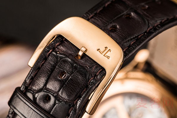 积家大师系列Q1362520玫瑰金白面手表奢侈品表带实拍