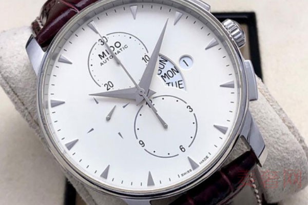 美度贝伦赛丽系列M8607.4.11.4白盘背透手表实拍