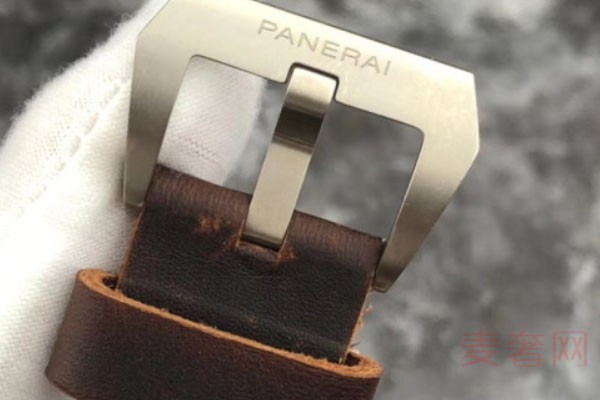 沛纳海手表潜行系列PAM00968自动机械手表牛皮针扣