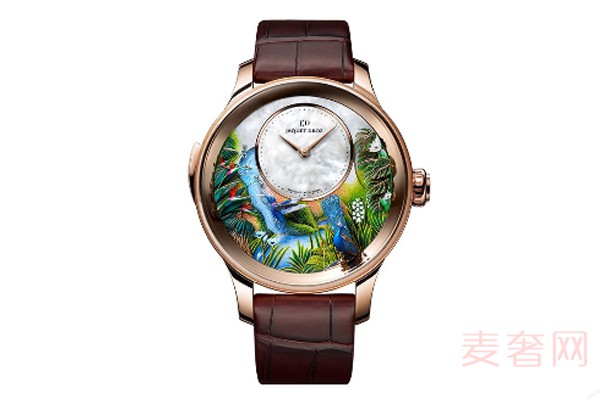 JAQUET DROZ雅克德罗热带风情报时鸟三问腕表展示图