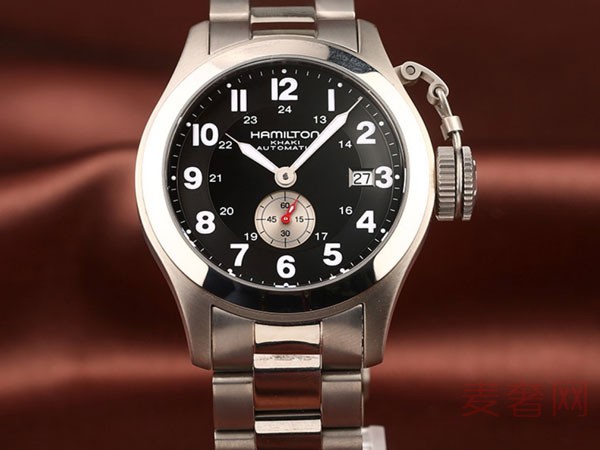 汉米尔顿卡其海军系列H77415133手表展示