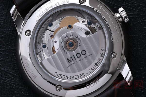 美度贝伦赛丽系列M027.408.16.061.00腕表底部展示图