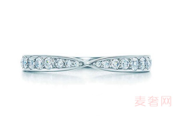 蒂芙尼Tiffany Harmony™ 0.23克拉珠链式钻戒展示图